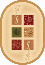 Ковер DA VINCI_IS 08, 3,5*5,5, OVAL, CREAM